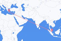 Flyreiser fra Johor Bahru, Malaysia til Iraklio, Hellas