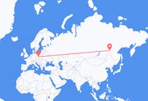 Flights from Neryungri, Russia to Wrocław, Poland