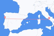 Flyreiser fra Porto, Portugal til Napoli, Italia
