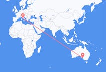 Flyg från Adelaide, Australien till Rom, Italien