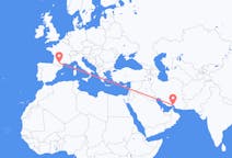 出发地 伊朗出发地 阿巴斯港目的地 法国图卢兹的航班
