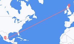 Flyg från Uruapan, Mexiko till Aberdeen, Skottland