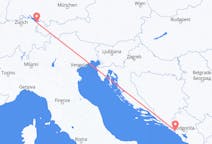 Flights from Tivat, Montenegro to Thal, Switzerland