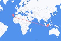 Flyrejser fra Yogyakarta, Indonesien til Tenerife, Spanien