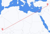 出发地 马里巴馬科目的地 土耳其舍爾納克的航班