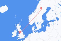 出发地 瑞典出发地 维埃尔米纳前往英格兰的利物浦的航班