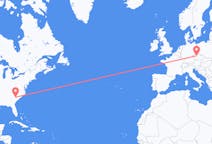 Flyrejser fra Columbia til Prag