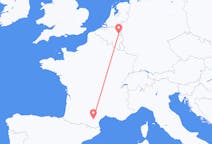 Loty z Maastricht, Holandia z Carcassonne, Francja