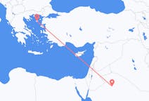 Vluchten van Al Jawf (regio) naar Lemnos