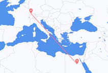Flyrejser fra Asyut, Egypten til Basel, Schweiz