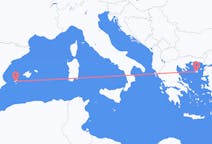 Flüge von Lemnos, nach Ibiza