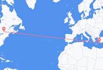 Flyreiser fra Ottawa, Canada til Rhodes, Hellas