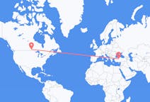 Flyg från Winnipeg, Kanada till Ankara, Turkiet
