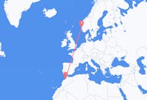 Flights from Rabat, Morocco to Stord, Norway