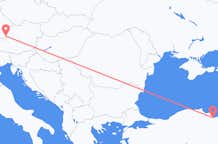 Flyreiser fra Samsun, til Salzburg