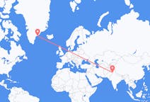 Flights from Lahore, Pakistan to Kulusuk, Greenland