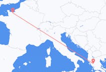 프랑스 캉에서 출발해 그리스 이오안니나에게(으)로 가는 항공편