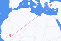 Flyg från Bamako, Mali till Denizli, Turkiet