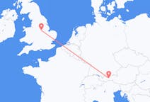Flyg från Nottingham, England till Innsbruck, Österrike