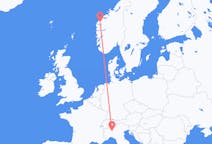 Flights from Volda, Norway to Milan, Italy