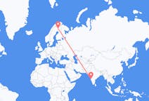 Flights from Kolhapur, India to Kittilä, Finland
