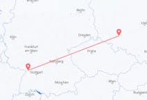 Flyg från Wroclaw, Polen till Karlsruhe, Tyskland