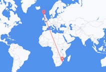 Flyreiser fra Maputo, Mosambik til Stornoway, Skottland