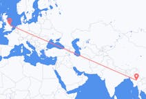 Flights from Heho, Myanmar (Burma) to Kirmington, the United Kingdom