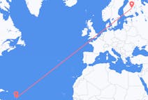 Flyrejser fra Bridgetown, Barbados til Kuopio, Finland