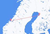 Fly fra Ørland til Uleåborg