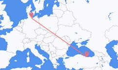 Flights from Giresun, Turkey to Lubeck, Germany