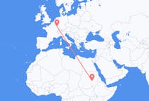 Flights from Khartoum, Sudan to Metz, France