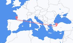 Loty z Biarritz, Francja do Kütahyi, Turcja