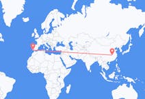 Flyg från Wuhan, Kina till Faro, Portugal
