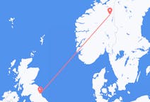 Flights from Newcastle upon Tyne, the United Kingdom to Røros, Norway