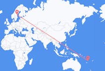 Flights from Port Vila, Vanuatu to Sundsvall, Sweden