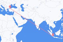 Flyreiser fra Bandar Lampung, til Istanbul
