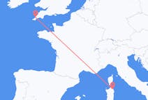 Flights from Newquay, England to Olbia, Italy