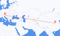 Flyrejser fra Yuncheng, Kina til Klagenfurt, Østrig