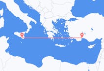 Flyreiser fra Antalya, til Comiso