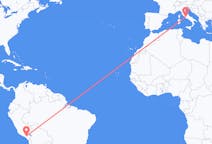 Flyreiser fra Arequipa, Peru til Roma, Italia
