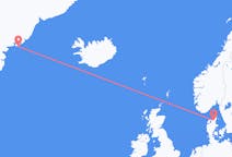 Flights from Aalborg, Denmark to Kulusuk, Greenland
