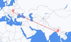 Flights from Bagan to Debrecen
