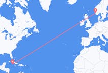 Flyreiser fra Little Cayman, Caymanøyene til Stavanger, Norge