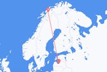 Vuelos de Riga, Letonia hacia Bardufoss, Noruega