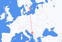 Flyreiser fra Tivat, Montenegro til Kalmar, Sverige