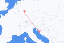 出发地 克罗地亚出发地 扎達爾目的地 德国法兰克福的航班