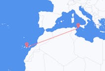 Fly fra Las Palmas til Pantelleria