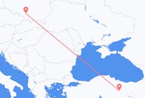 Flyreiser fra Katowice, Polen til Sivas, Tyrkia