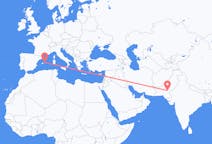Vols de Sukkur, le Pakistan vers Mahón, Espagne